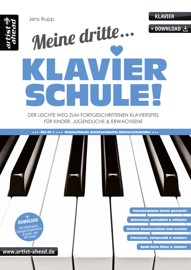 Vorderes Coverbild Meine dritte Klavierschule! Band 3