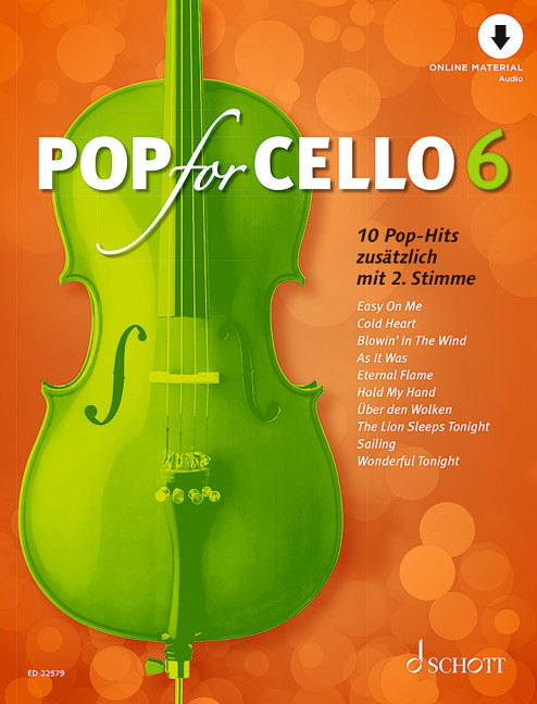 Vorderes Coverbild Pop For Cello 6