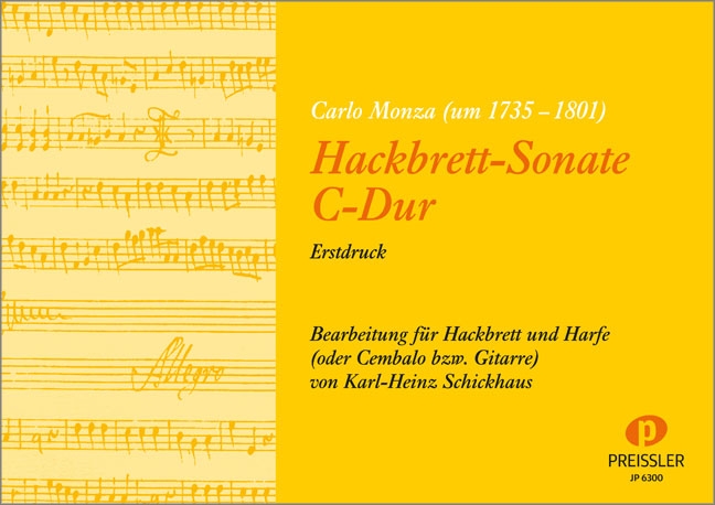 Vorderes Coverbild Sonate 1 C-Dur