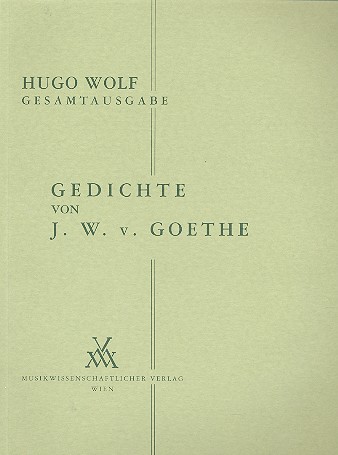 Vorderes Coverbild Gedichte von Johann Wolfgang von Goethe