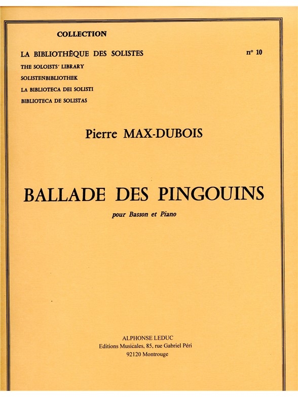 Anderes Coverbild Ballade Des Pingouins