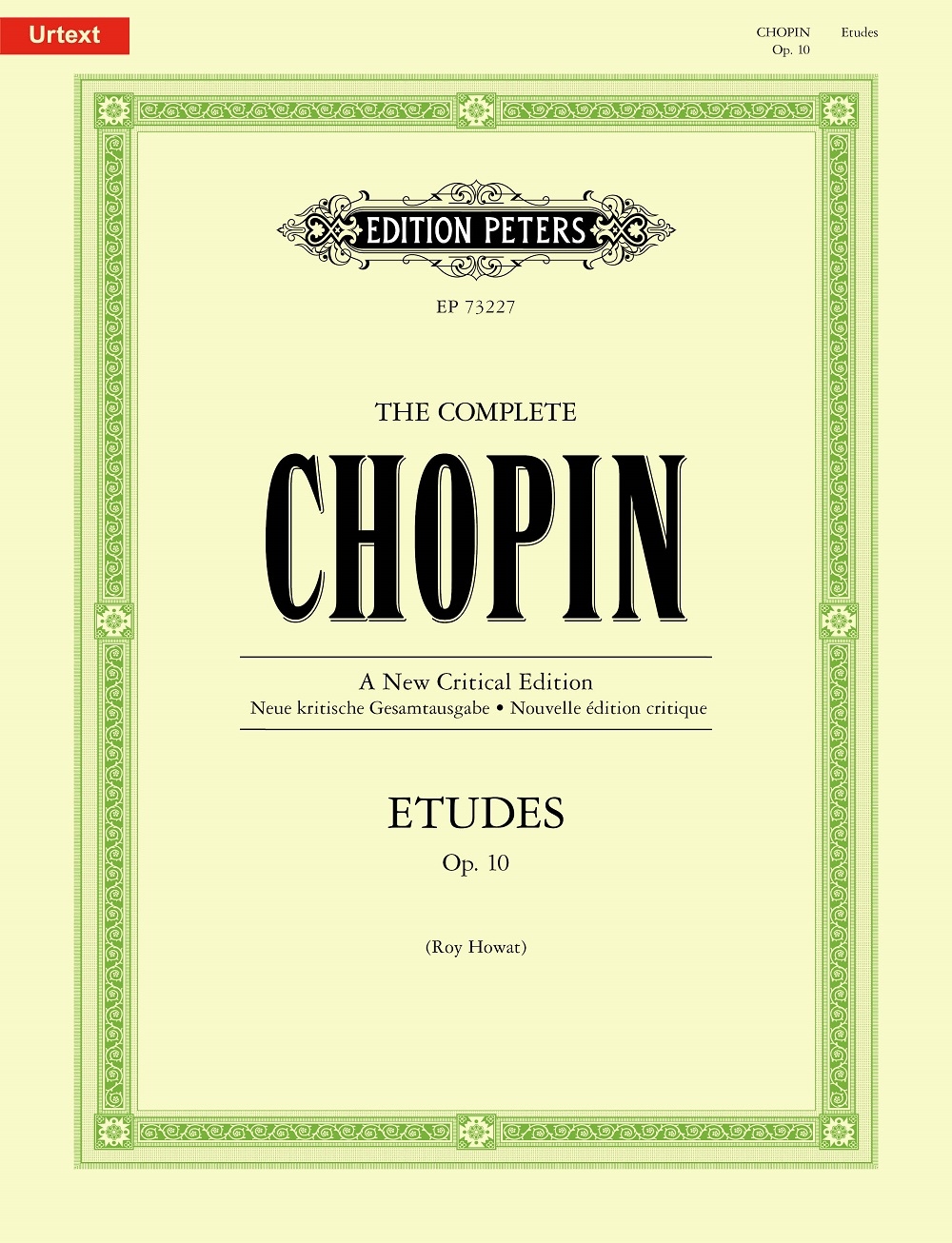 Vorderes Coverbild Etudes op. 10