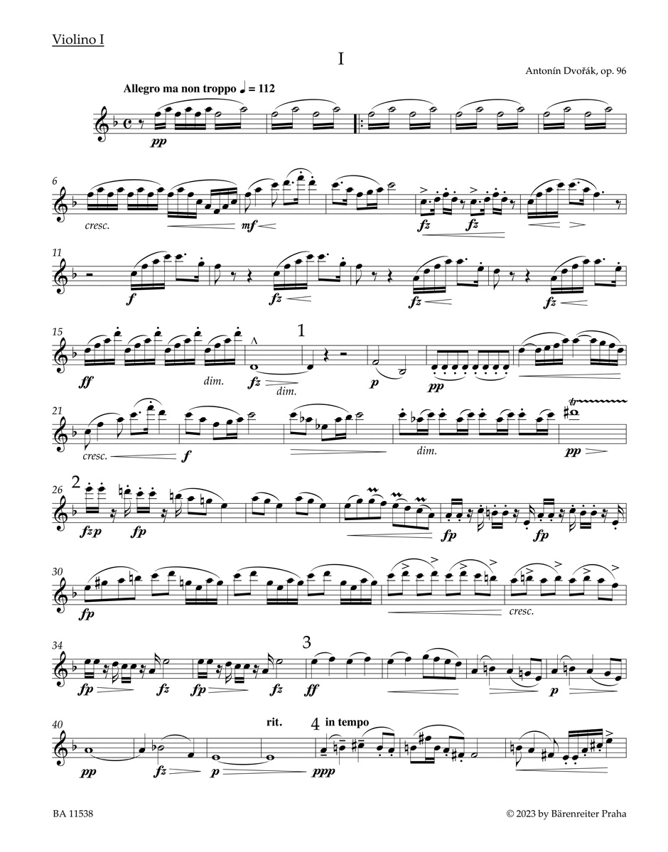 Anderes Coverbild Streichquartett Nr. 12 F-Dur op. 96 "Amerikanisches Quartett"