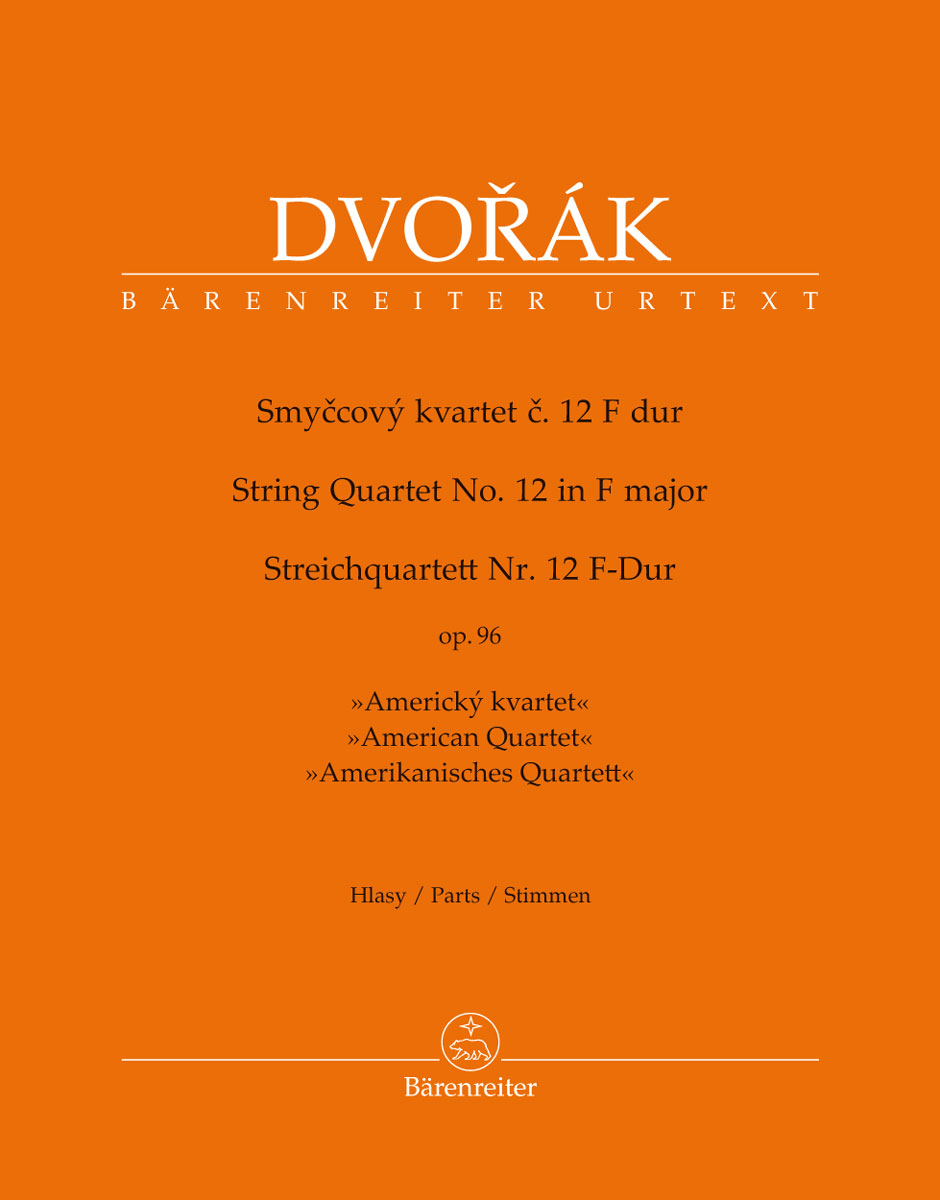 Vorderes Coverbild Streichquartett Nr. 12 F-Dur op. 96 "Amerikanisches Quartett"