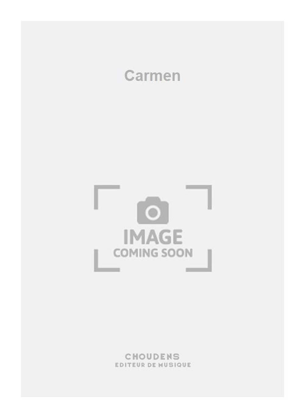 Vorderes Coverbild Carmen