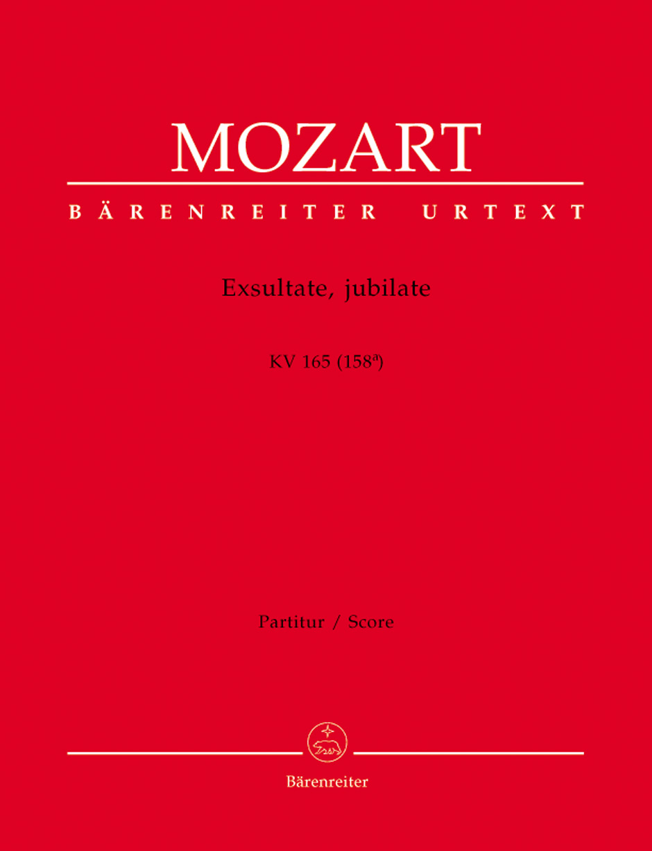 Vorderes Coverbild Exsultate, jubilate KV 165 (158a)