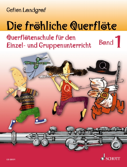 Vorderes Coverbild Die fröhliche Querflöte - Set Band 1