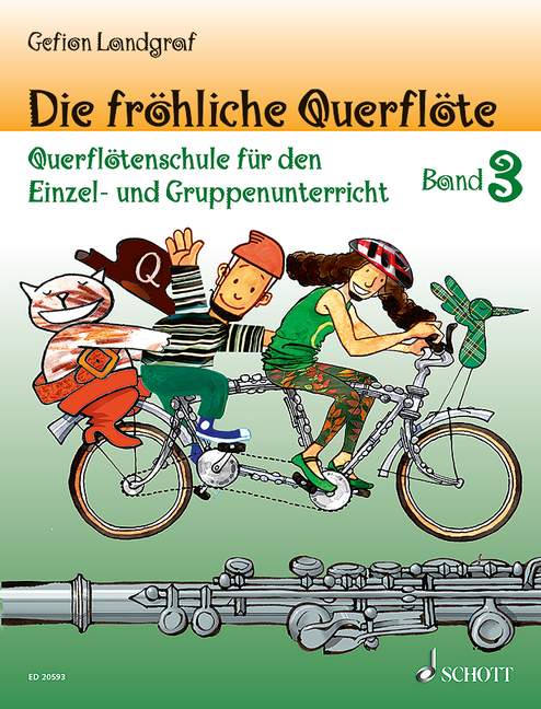 Vorderes Coverbild Die fröhliche Querflöte - Set Band 3