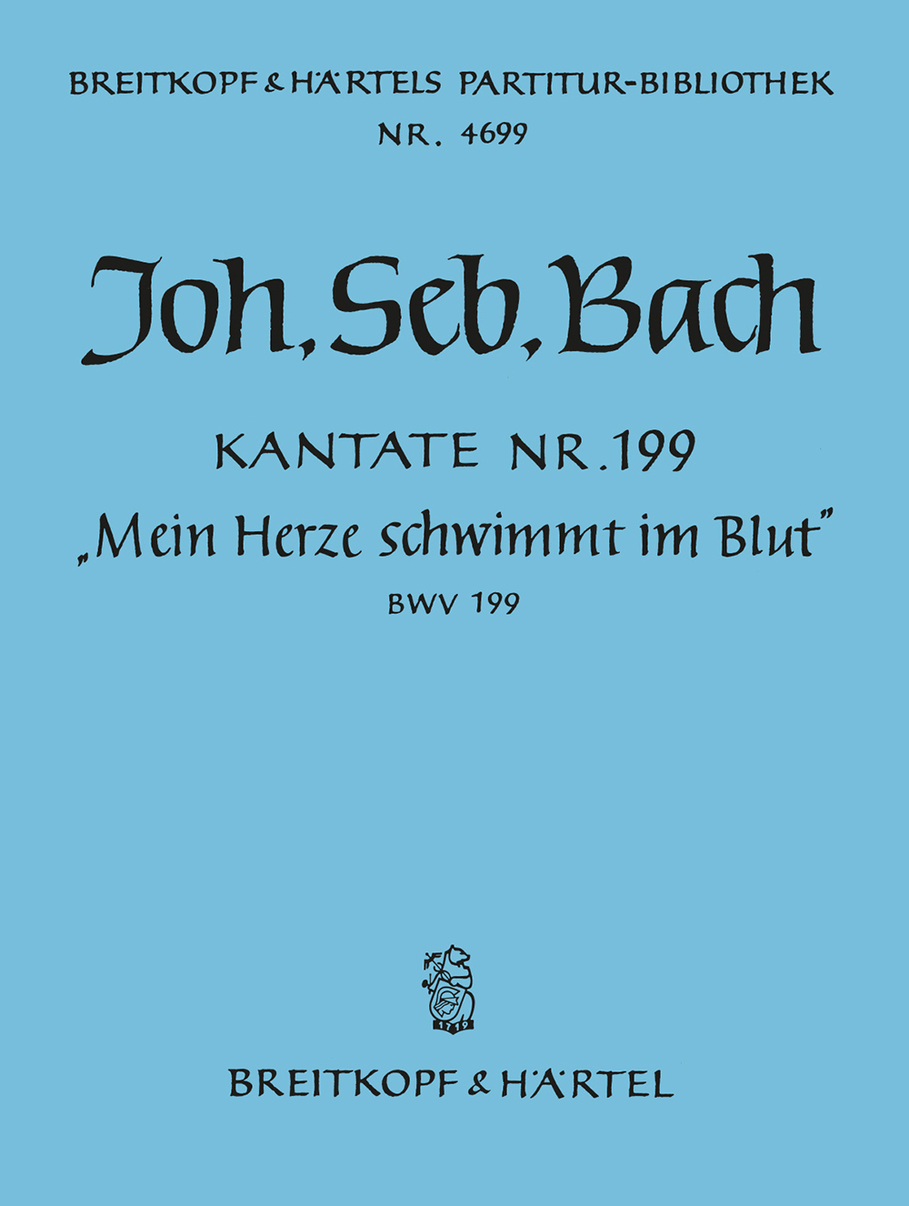 Vorderes Coverbild Kantate BWV 199 "Mein Herze schwimmt in Blut"