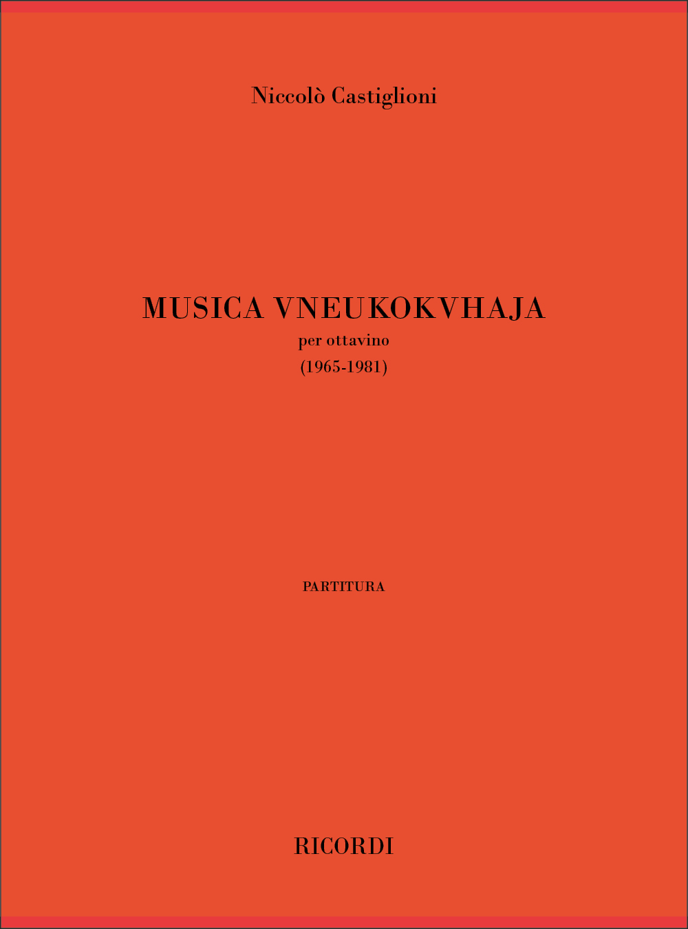 Anderes Coverbild Musica Vneukokhvaja