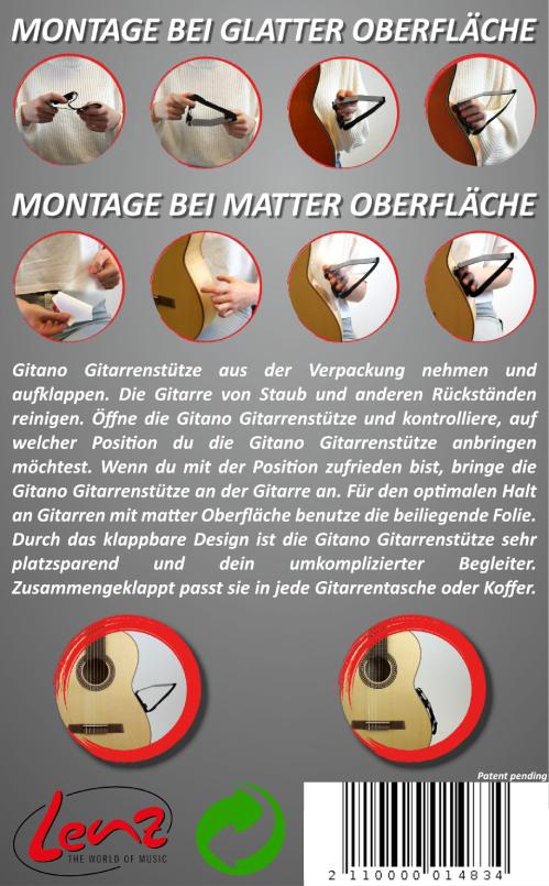 Anderes Coverbild GITANO Gitarrenstütze