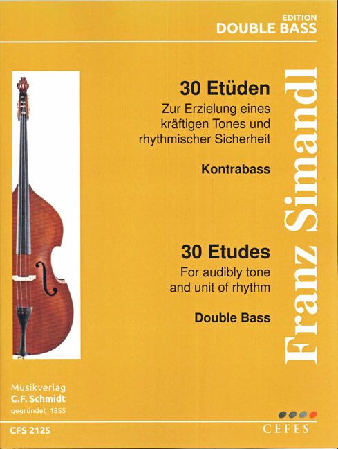 Vorderes Coverbild 30 Etüden zur Erzielung eines kräftigen Tones und rhythmischer Sicherheit