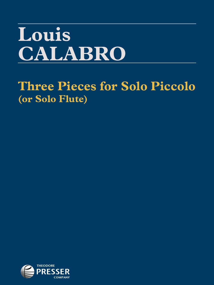 Anderes Coverbild Three Pieces for Solo Piccolo