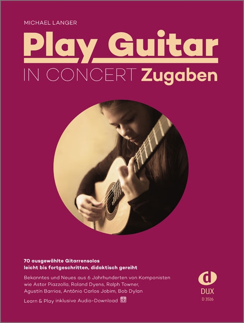 Vorderes Coverbild Play Guitar in Concert - Zugaben