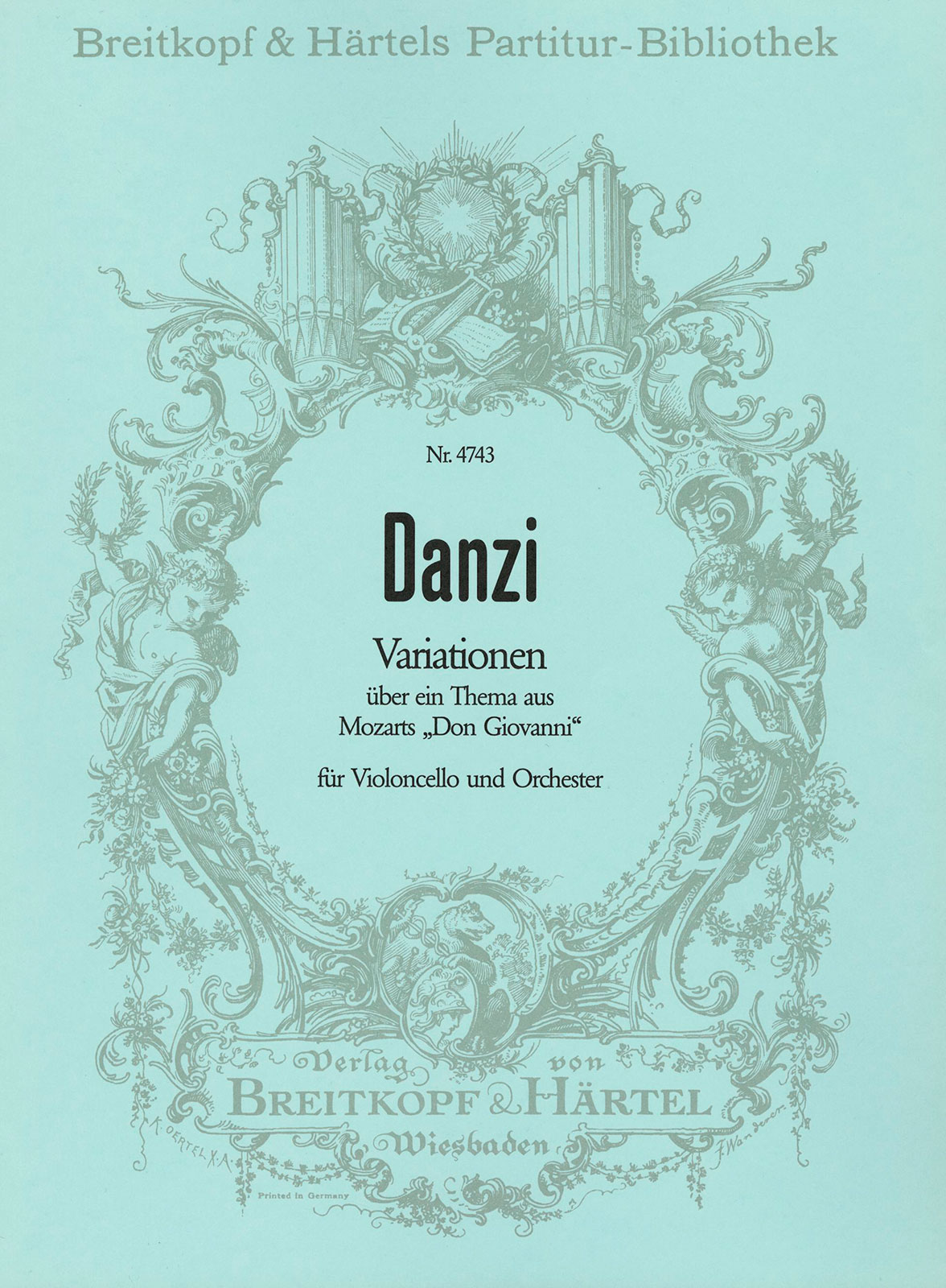 Vorderes Coverbild Variationen über Themen aus 'Don Giovanni'