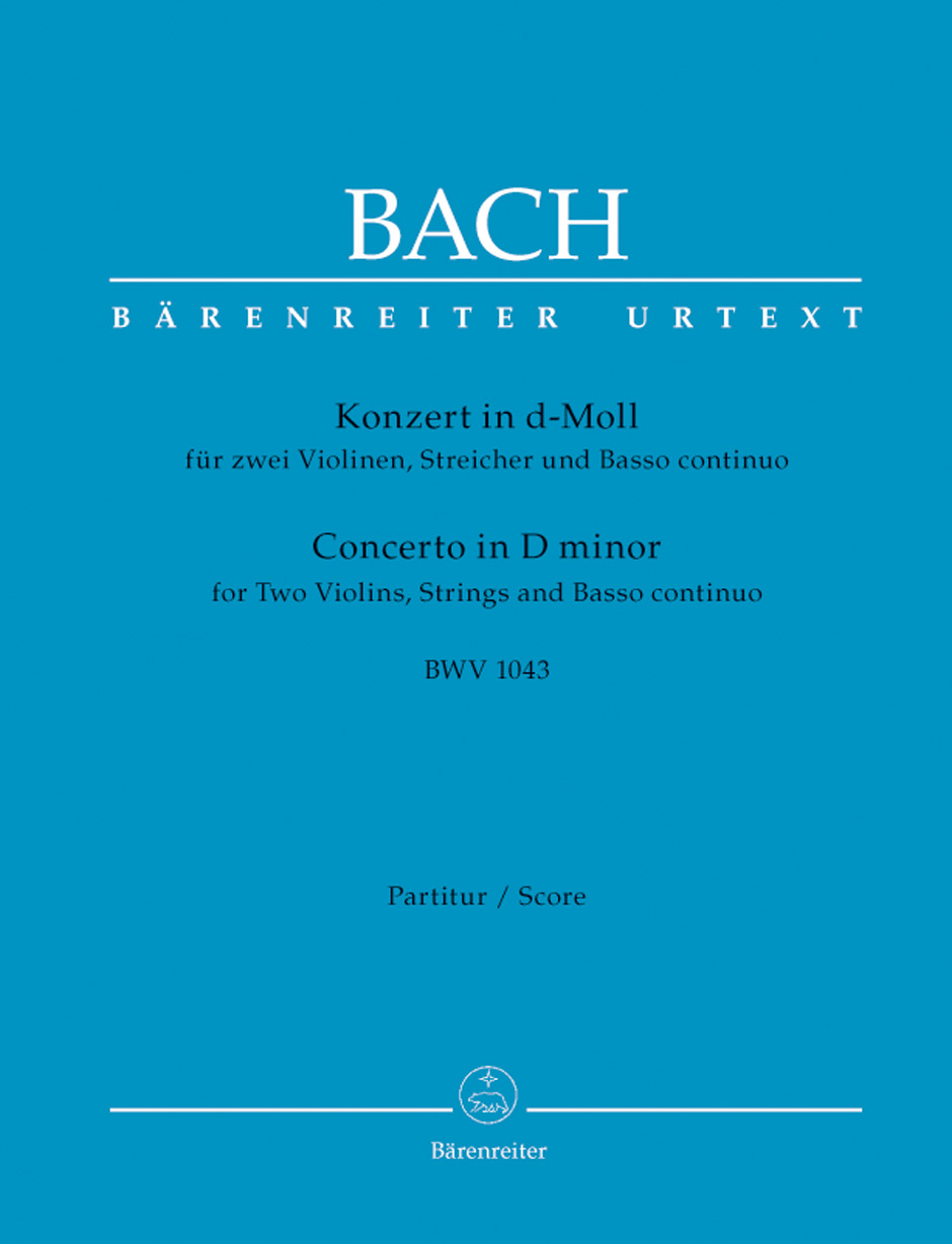 Vorderes Coverbild Konzert für zwei Violinen, Streicher und Basso continuo d-Moll BWV 1043