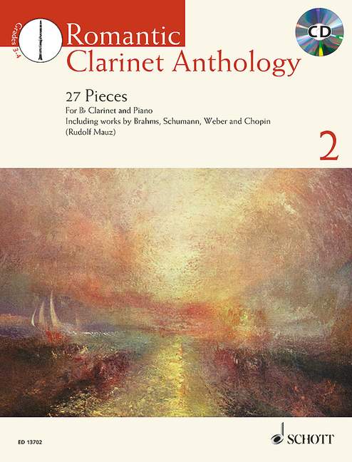 Vorderes Coverbild Romantic Clarinet Anthology Band 2