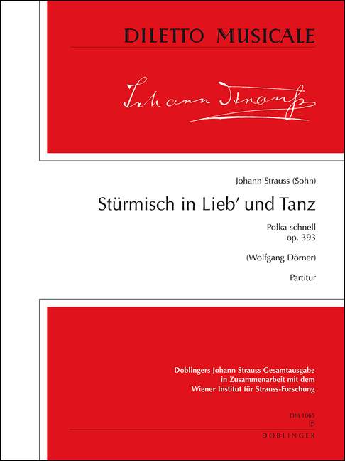 Vorderes Coverbild Stürmisch in Lieb' und Tanz op. 393