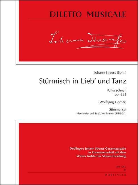 Vorderes Coverbild Stürmisch in Lieb' und Tanz op. 393