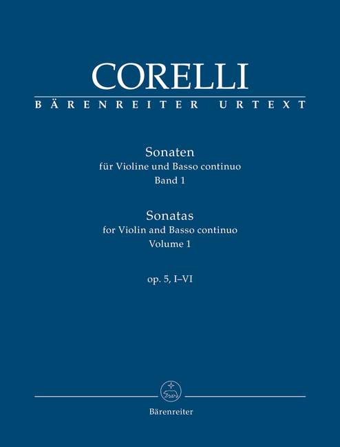 Anderes Coverbild Sonaten für Violine und Basso continuo op. 5, I-VI