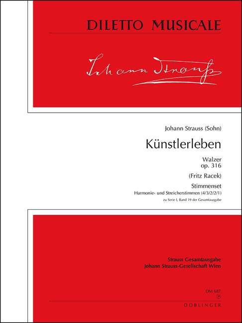 Vorderes Coverbild Künstlerleben op. 316