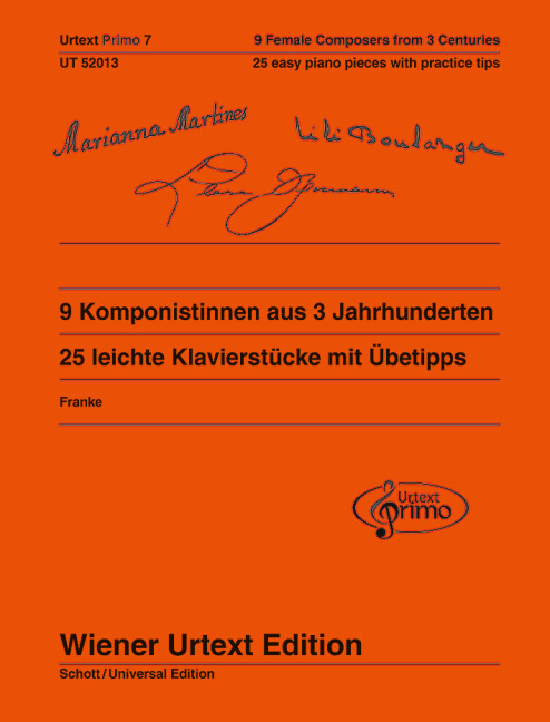 Anderes Coverbild 9 Komponistinnen aus 3 Jahrhunderten