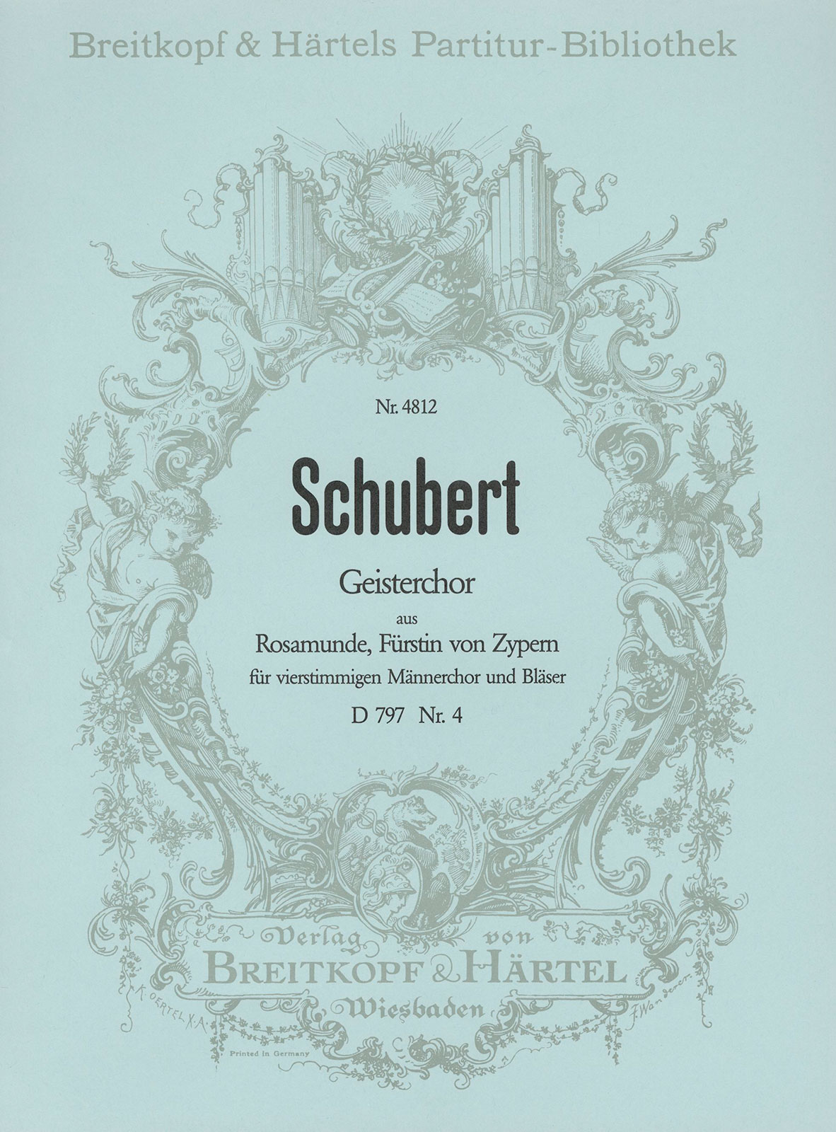 Vorderes Coverbild Rosamunde, Fürstin von Zypern D 797 [op. 26]: Nr. 4 Geisterchor