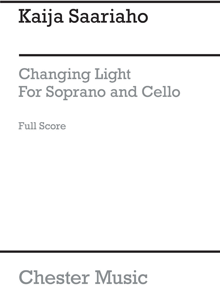 Anderes Coverbild Changing Light (Soprano/Cello)