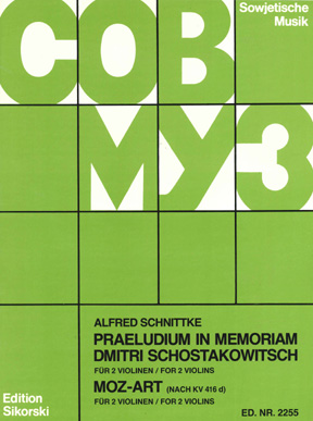 Anderes Coverbild Präludium in memoriam Dmitri Schostakowitsch / Moz-Art 