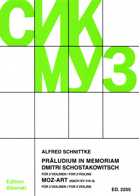 Anderes Coverbild Präludium in memoriam Dmitri Schostakowitsch / Moz-Art 