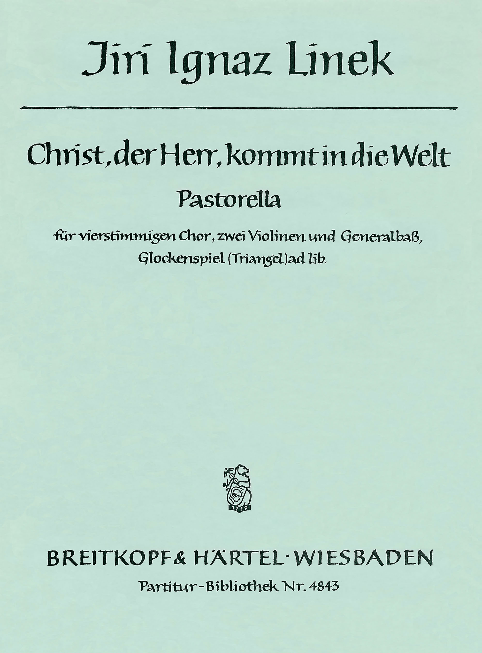 Vorderes Coverbild Christ, der Herr, kommt in die Welt