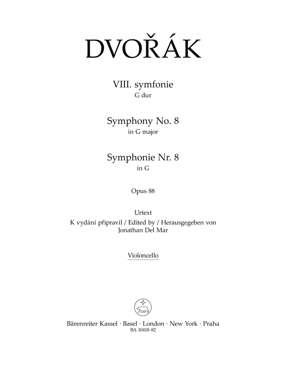 Vorderes Coverbild Symphonie Nr. 8 G-Dur op. 88