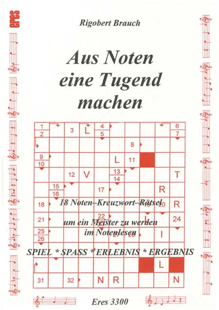 Vorderes Coverbild Noten-Kreuzwort-Rätsel 1