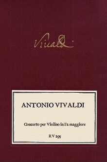 Anderes Coverbild Concerto per Violino Fa maggiore RV 295
