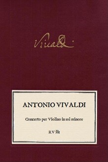 Anderes Coverbild Concerto per Violino sol minore RV 331