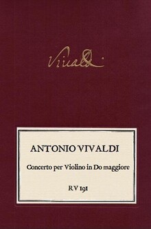 Anderes Coverbild Concerto per Violino Do maggiore RV 191