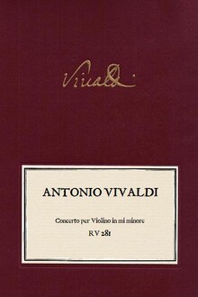 Anderes Coverbild Concerto per Violino in mi minore RV 281