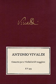 Anderes Coverbild Concerto per 2 Violini in Sib maggiore RV 529