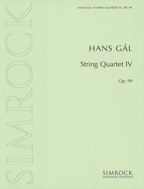 Anderes Coverbild Streichquartett Nr. 4 op. 99
