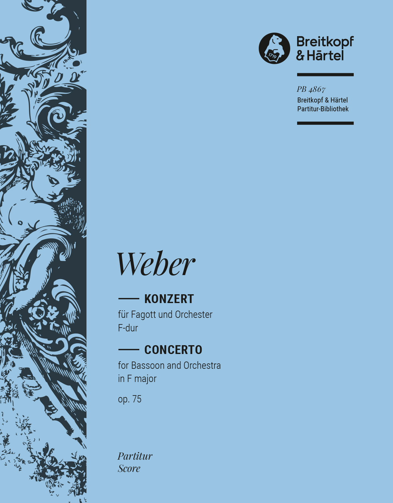 Vorderes Coverbild Fagottkonzert F-dur op. 75