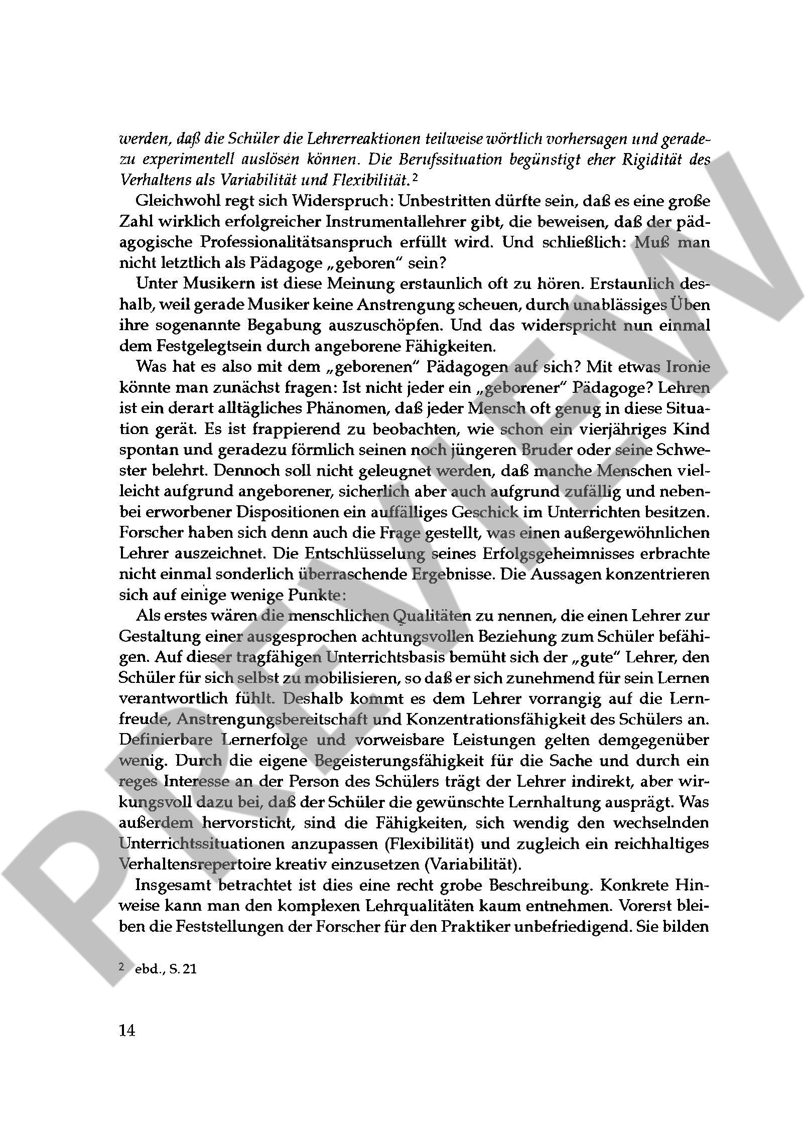 Anderes Coverbild Lehren und Lernen im Instrumentalunterricht