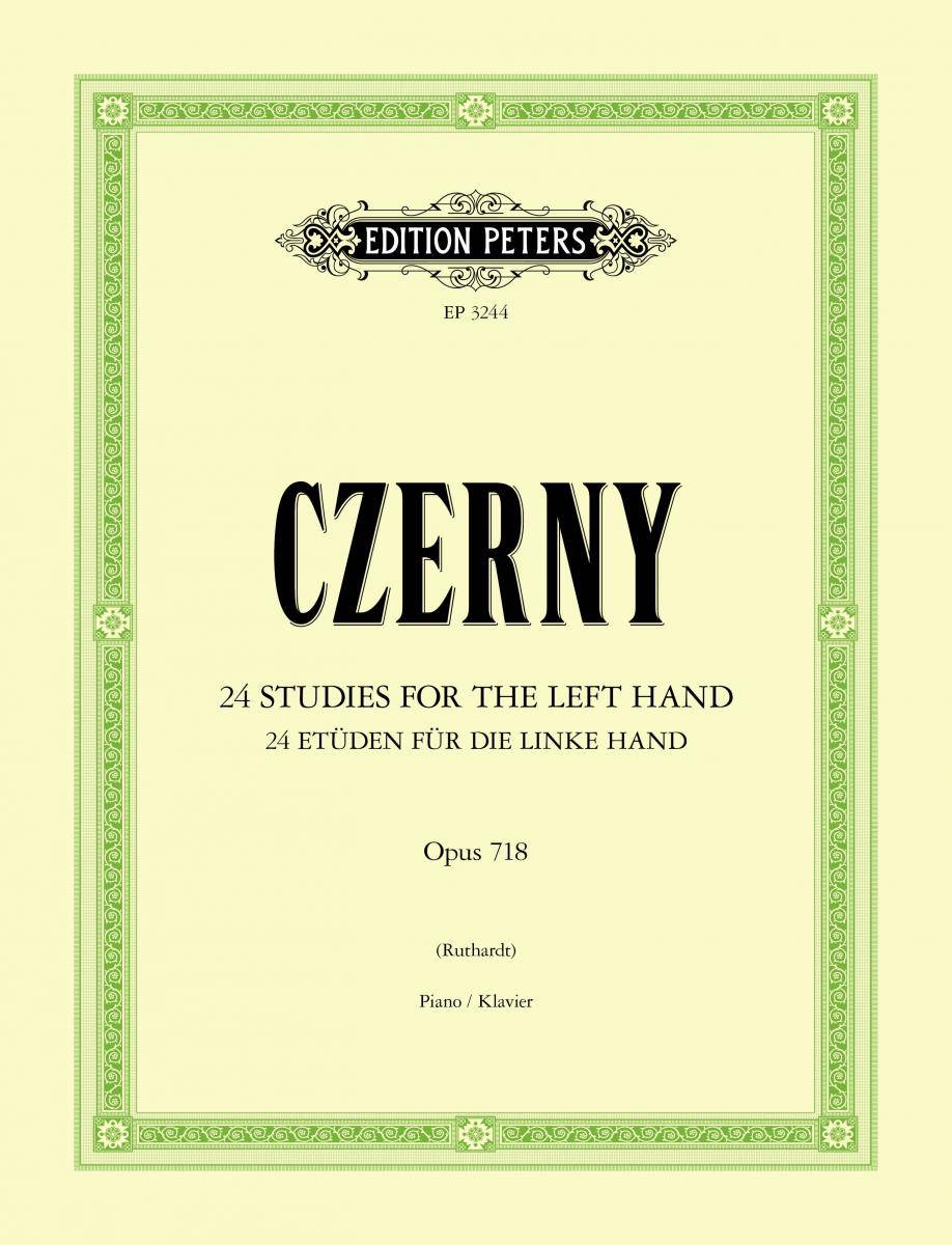 Anderes Coverbild 24 Etüden für die linke Hand für Klavier op. 718
