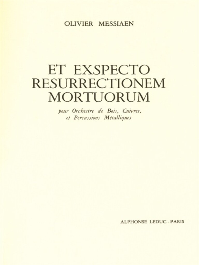 Anderes Coverbild Et Exspecto Resurrectionem Mortuorum