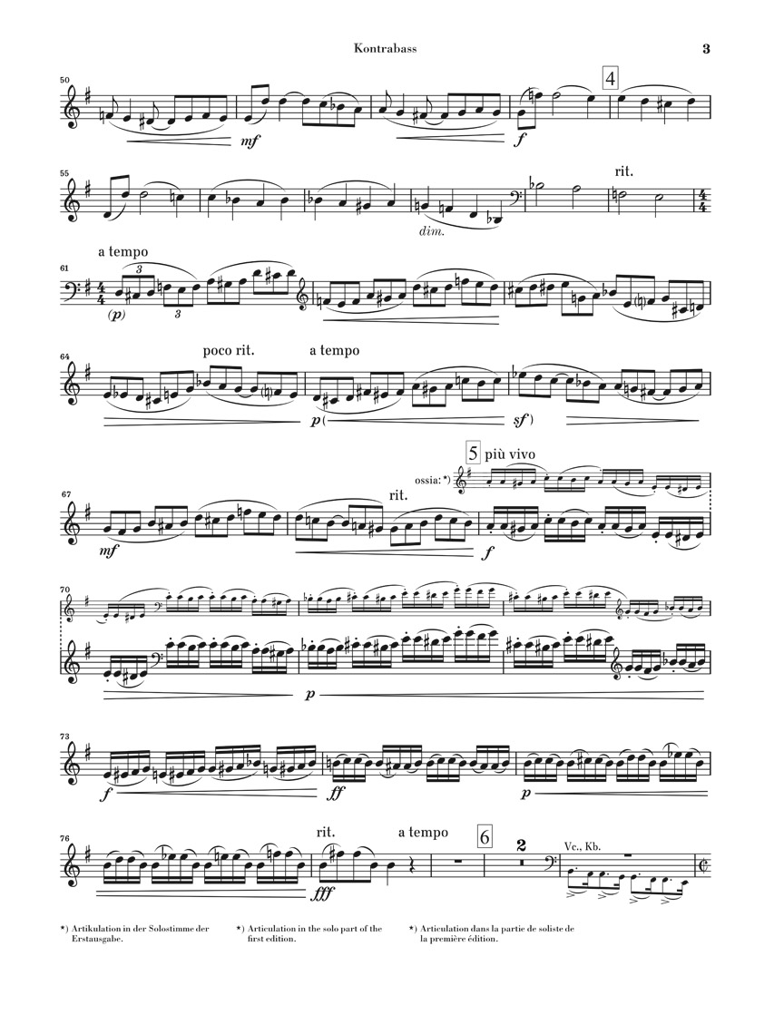Anderes Coverbild Kontrabasskonzert op. 3