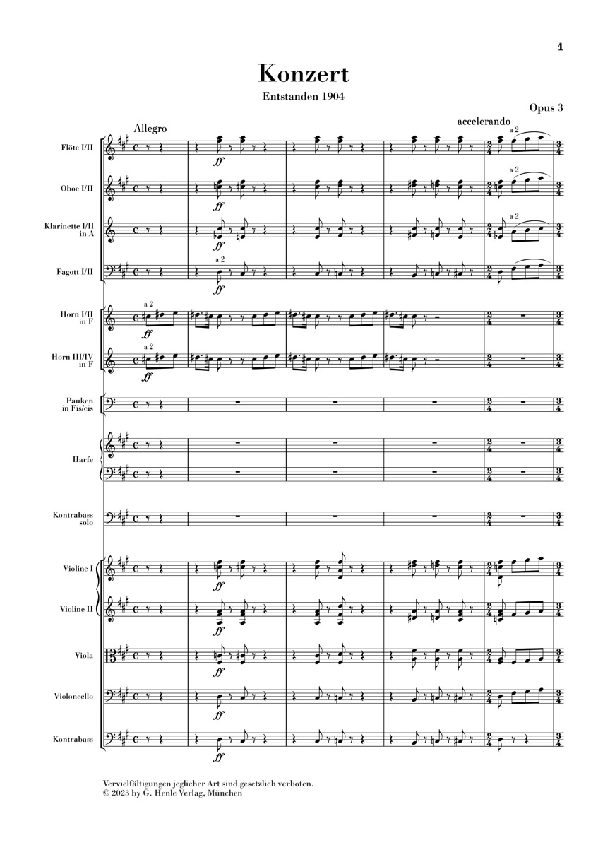 Anderes Coverbild Kontrabasskonzert op. 3