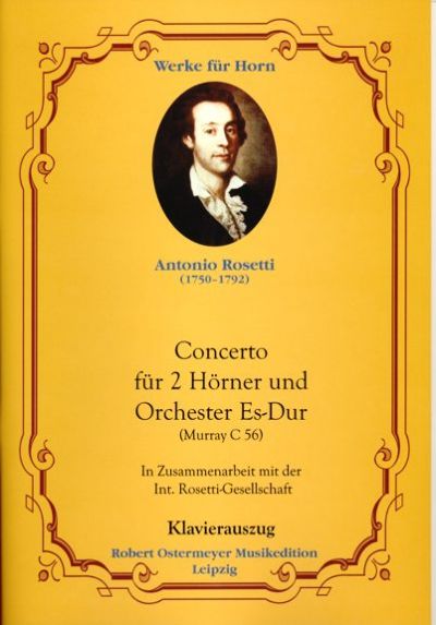 Anderes Coverbild Konzert für 2 Hörner Es-Dur RWV C 56