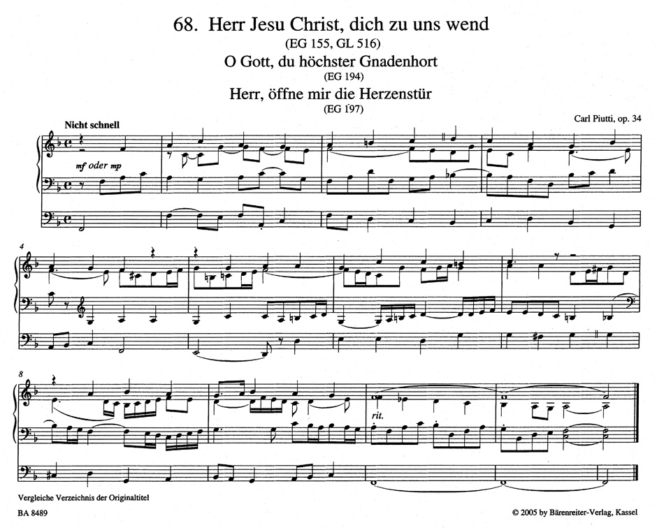 Anderes Coverbild Choralvorspiele op. 34, 68-126