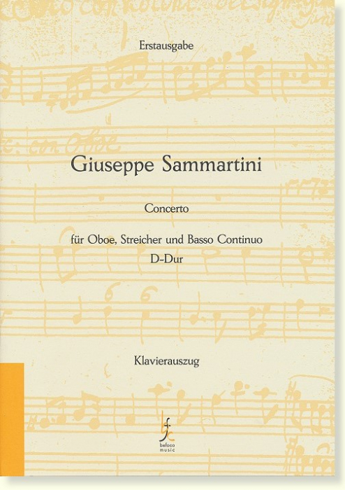 Anderes Coverbild Konzert D-Dur für Oboe, Streicher und Basso continuo