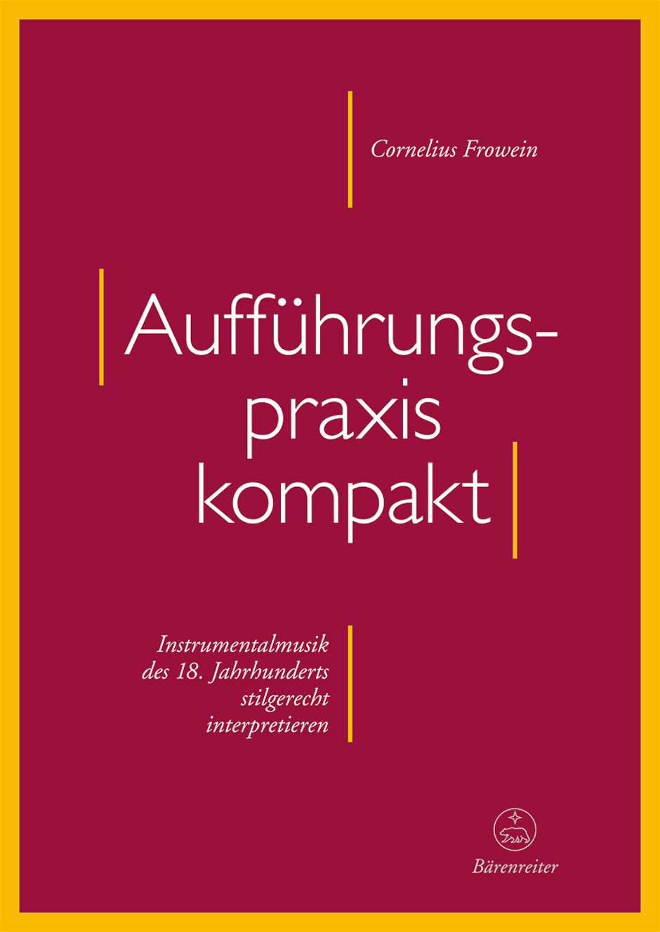 Anderes Coverbild Aufführungspraxis kompakt