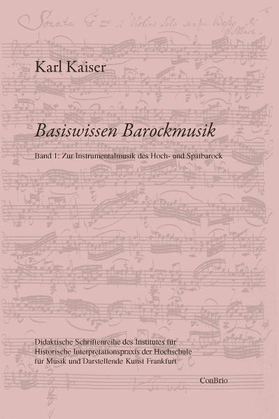 Vorderes Coverbild Basiswissen Barockmusik 1